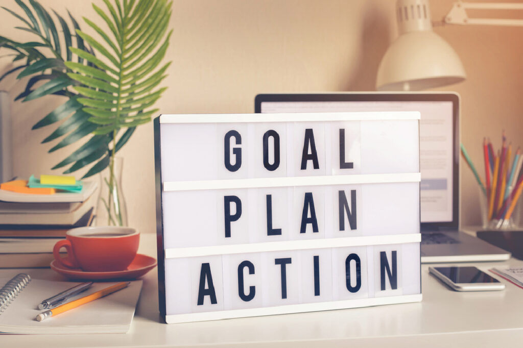 goal and plan of content marketing strategy feature image