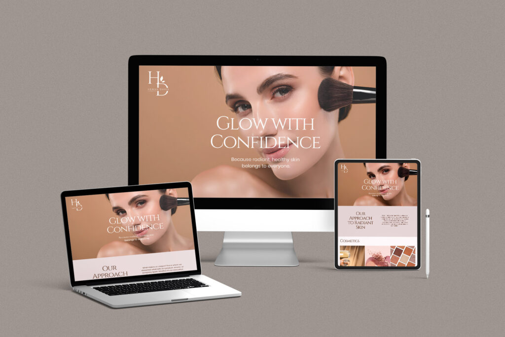 Beauty website responsive
